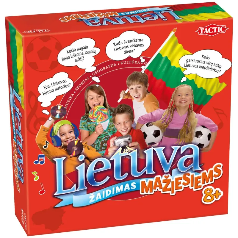 TACTIC Galda spēle Lithuania Trivia Junior, latviešu valodā