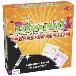 TACTIC Spēle „Lažinkimės?“, ballīšu versija, latviešu valodā