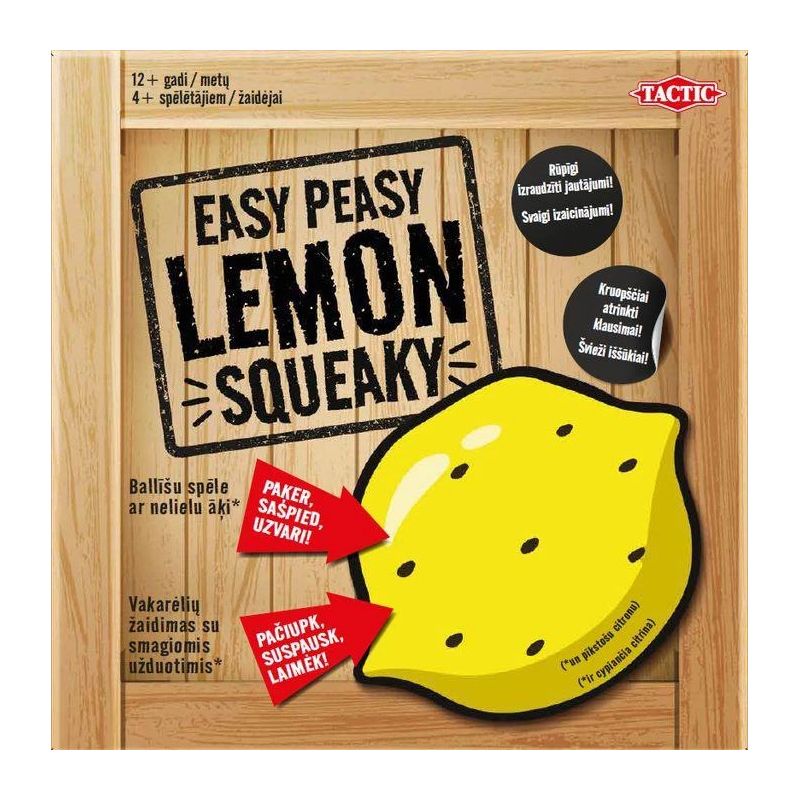 TACTIC Galda spēle "Easy Peasy Lemon Squeaky"