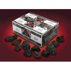 Pirts akmeņi, melnais vulkanīts, 5 - 10 cm, 20 kg