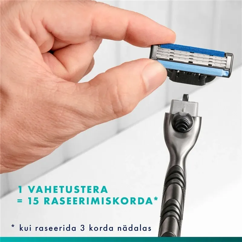 Skuveklis Gillette Mach3, 2 gab