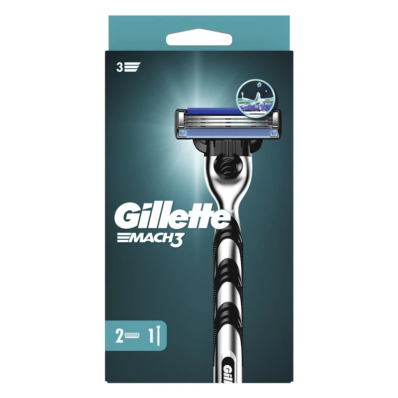 Skuveklis gillette mach3 2gab
