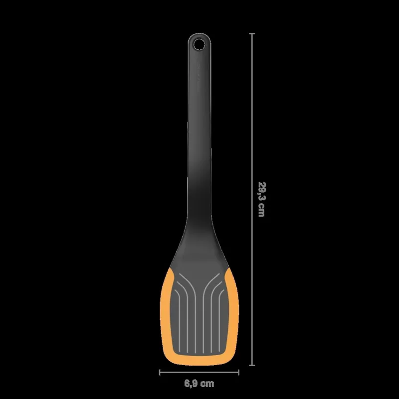 Maisto mentelė Fiskars FF 1027300, 29 cm, oranžinė sp.-pilka sp.