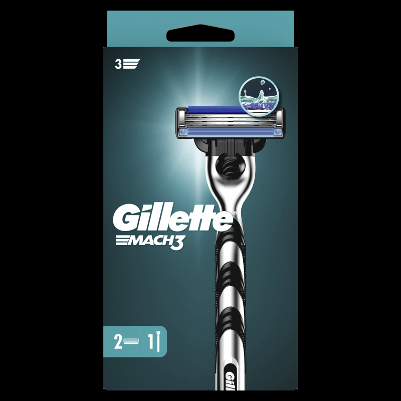 Skuveklis gillette mach3 2gab