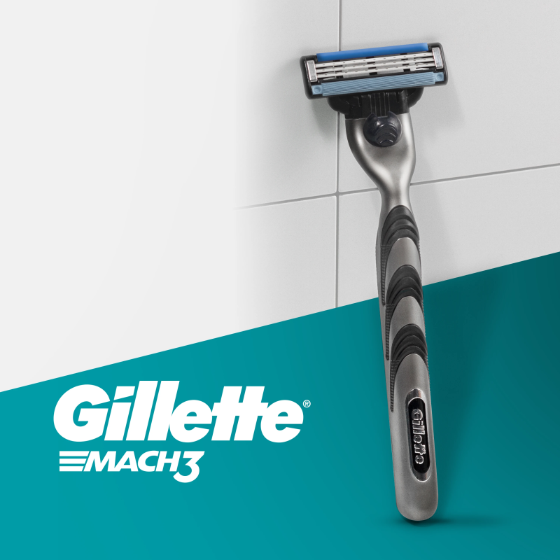 Skuveklis gillette mach3 2gab