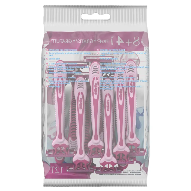 Gillette Simply Venus 3 Vienreizējas Lietošanas Skuvekļi, 12 gab.