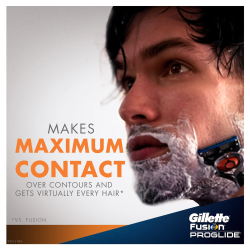 Gillette Fusion Proglide Vīriešu Skuvekļa Kasetnes 4 Gab.