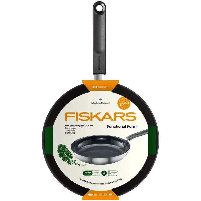 Cepšanas panna Fiskars Functional Form 1072312, 28 cm, nerūsējošais tērauds