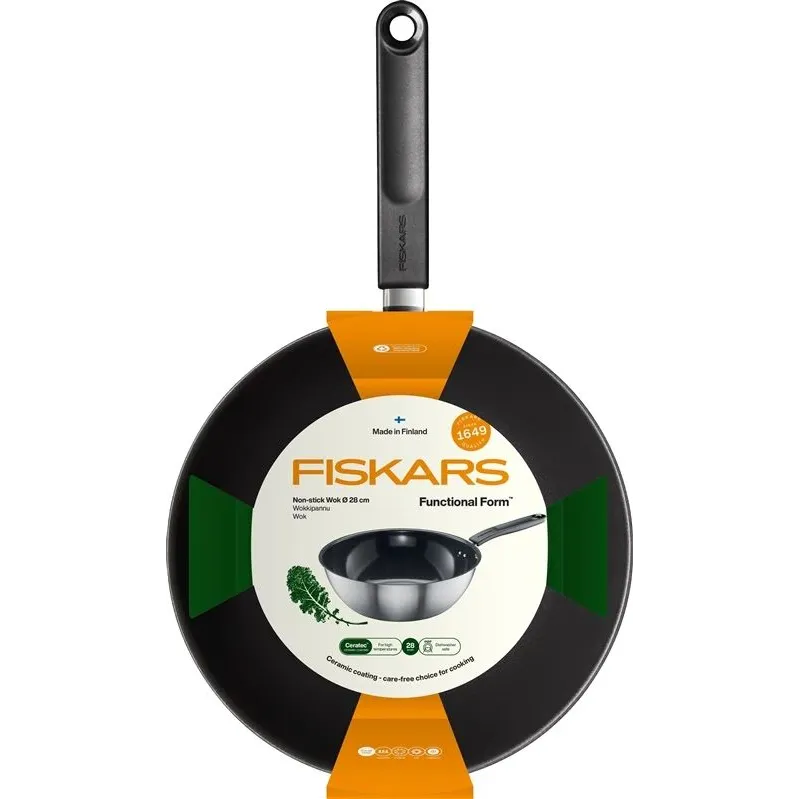 Cepšanas panna Fiskars Functional Form 1072313, 28 cm, nerūsējošais tērauds