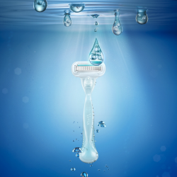 Gillette Venus Deluxe Smooth Sensitive Razor Skuvekļa Maināmas Asmeņu Kasetnes, 4 gab