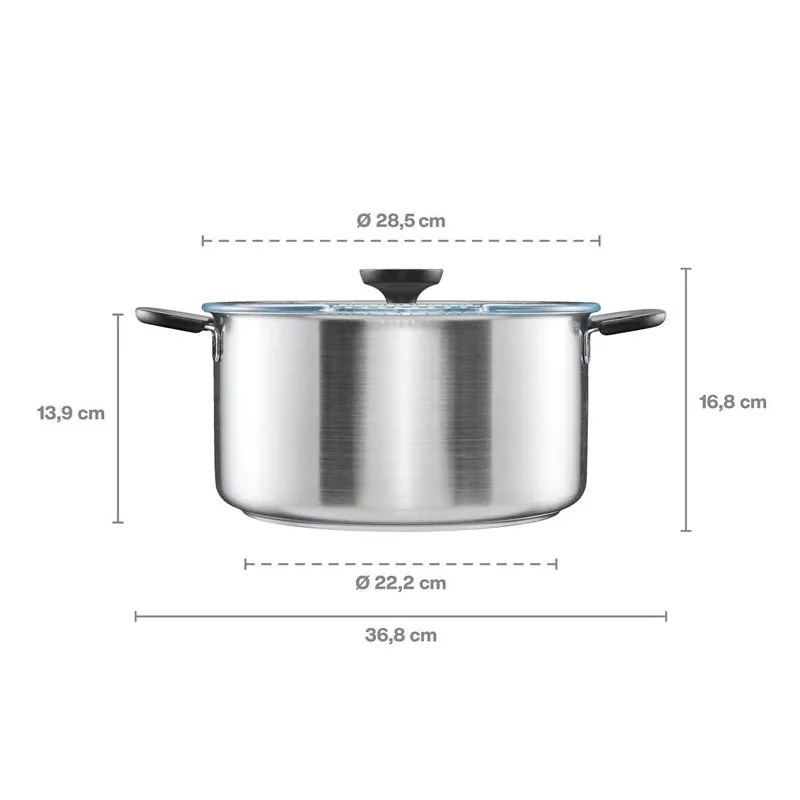 Casserole ff 7l with lid 1072318