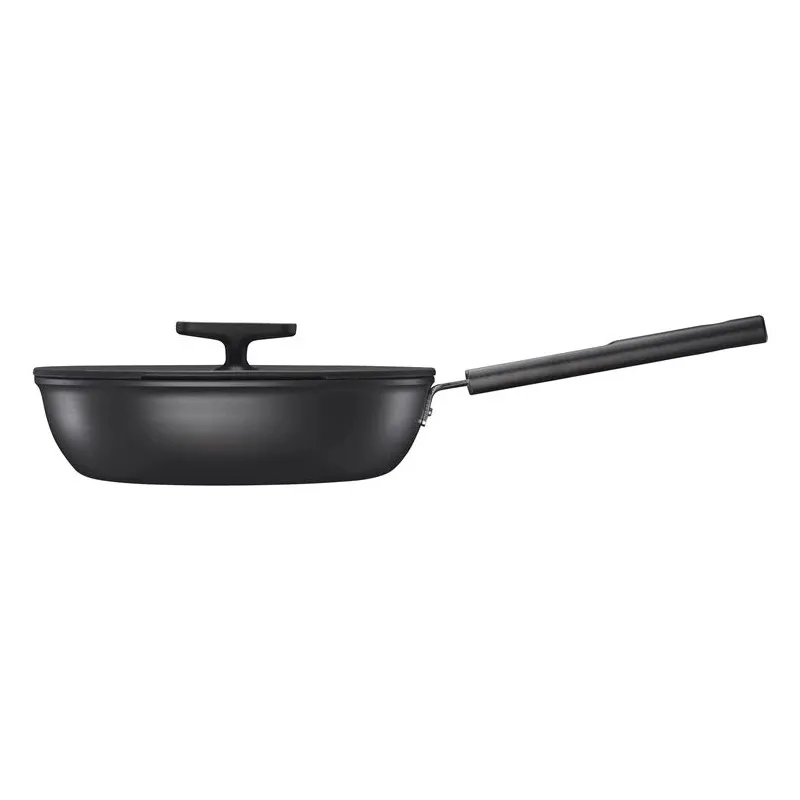 Keptuvė su dangčiu Fiskars Hard face 1075530, 28 cm, aliuminis