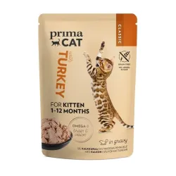 Влажный корм для кошек Prima Cat Turkey, 0.085 кг