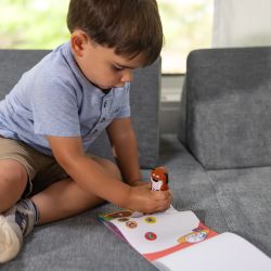 MELISSA & DOUG Uzlīmju grāmata MELISSA Sticker WOW! Aktivitāšu komplekts – Suns