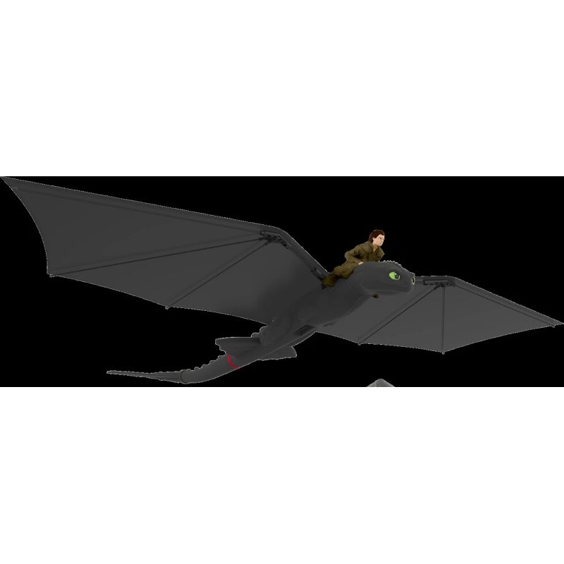 DRAGONS Interaktīvā figūra lidojošs Toothless