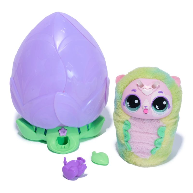 HATCHIMALS Alive interaktīvā rotaļlieta Bloom Surprise Puppyfly