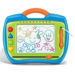 Magnetic double sided drawing board toy