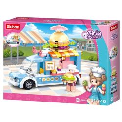 Konstruktors Sluban Burger car M38-B0993B. plastmasa