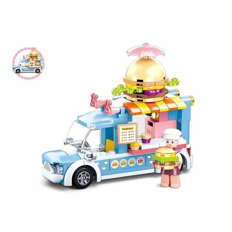 Konstruktors Sluban Burger car M38-B0993B, 154 gab.