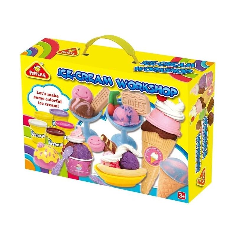 Rotaļlieta modelīns Peipeile Dough Ice Cream Workshop 3205