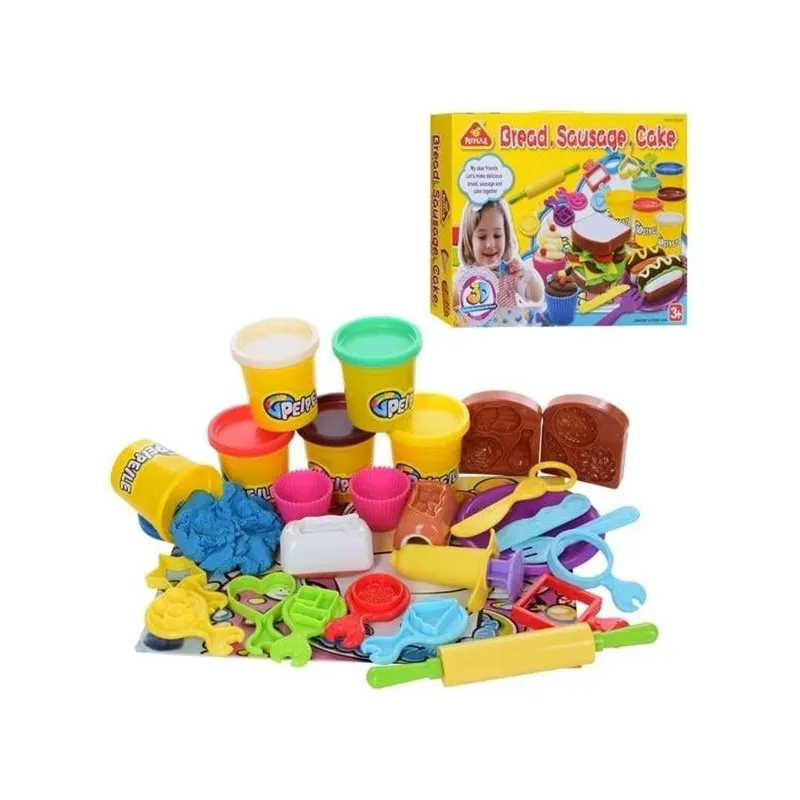 Veidošanas pasta Peipeile Bread Sausage Cake 3245A, daudzkrāsaina