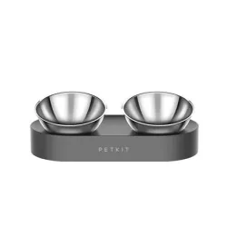 Stovas su dubenėliais šuniui Petkit Fresh Nano Metal Bowl, 0.48 l, 14 cm x 34 cm x 17 cm, sidabro sp.