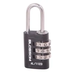 Lukk Blossom AL11, must v., 21 mm x 10 mm