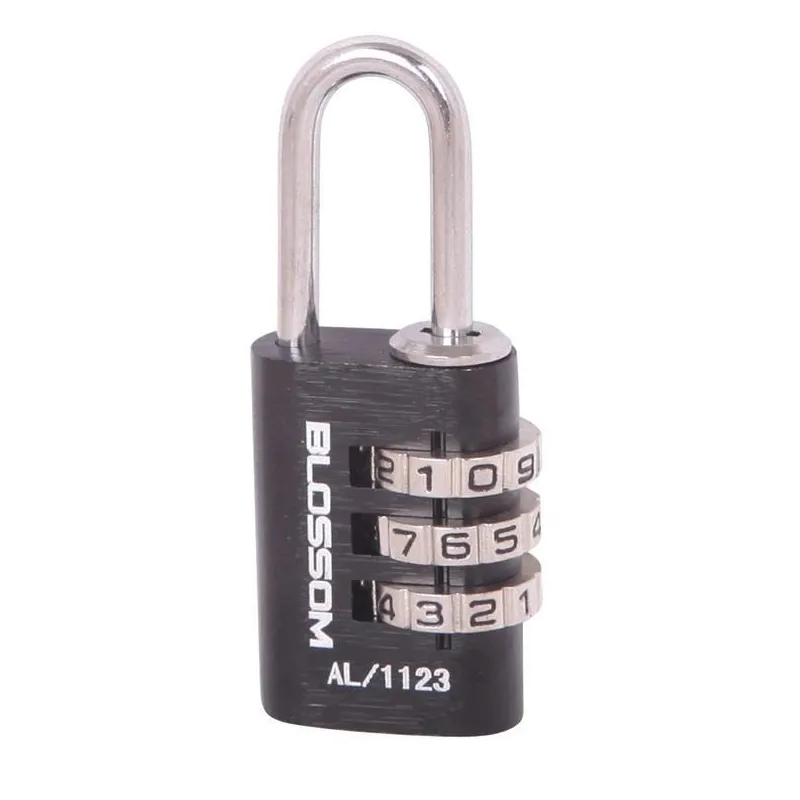 Slēdzene Blossom AL11, melna krās., 21 mm x 10 mm