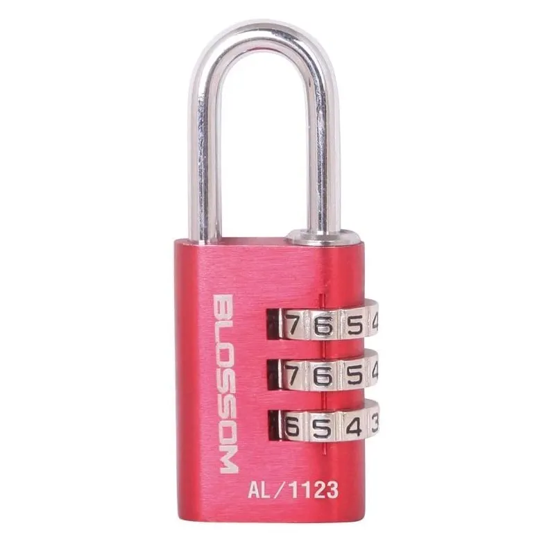 Slēdzene Blossom AL-1123, sarkana krās., 21 mm x 10 mm