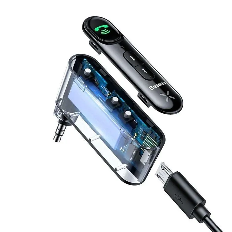 Адаптер Baseus 3.5 mm, Bluetooth, черный