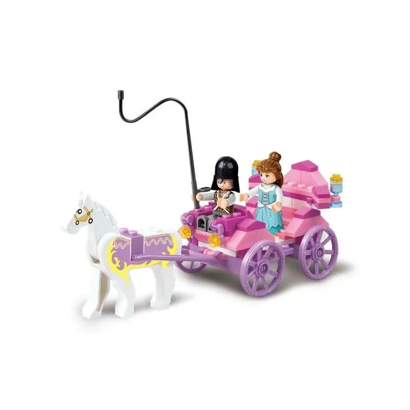 Konstruktors Sluban Princess carriage M38-B0239, 99 gab.