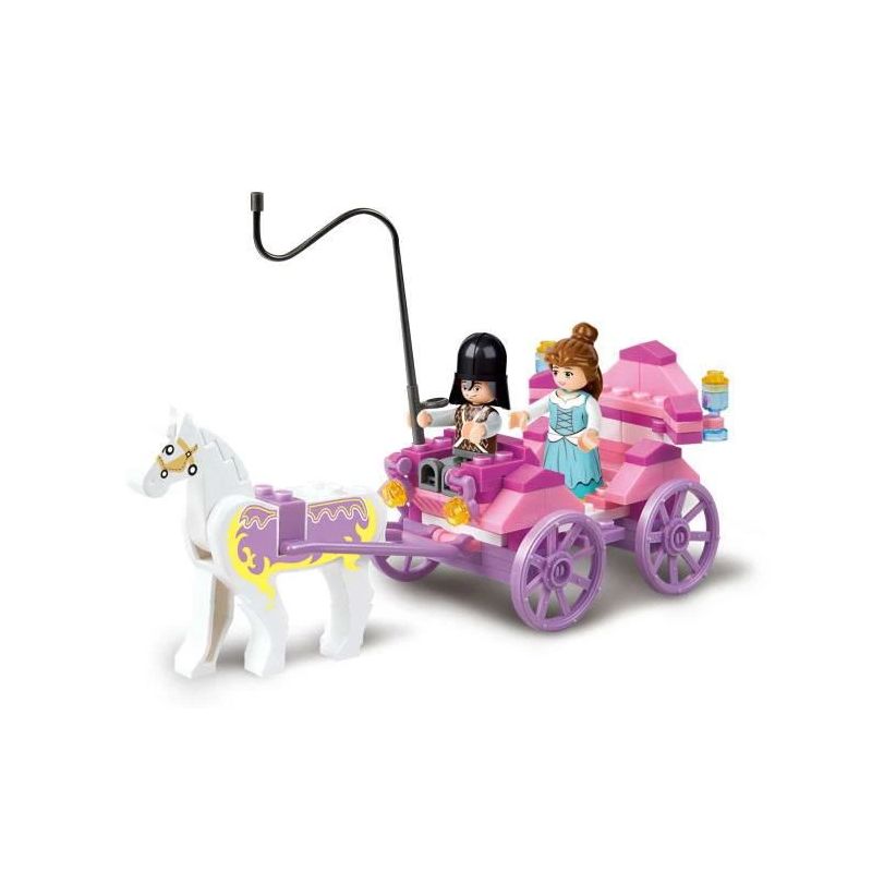 Konstruktors Sluban Princess carriage M38-B0239. plastmasa