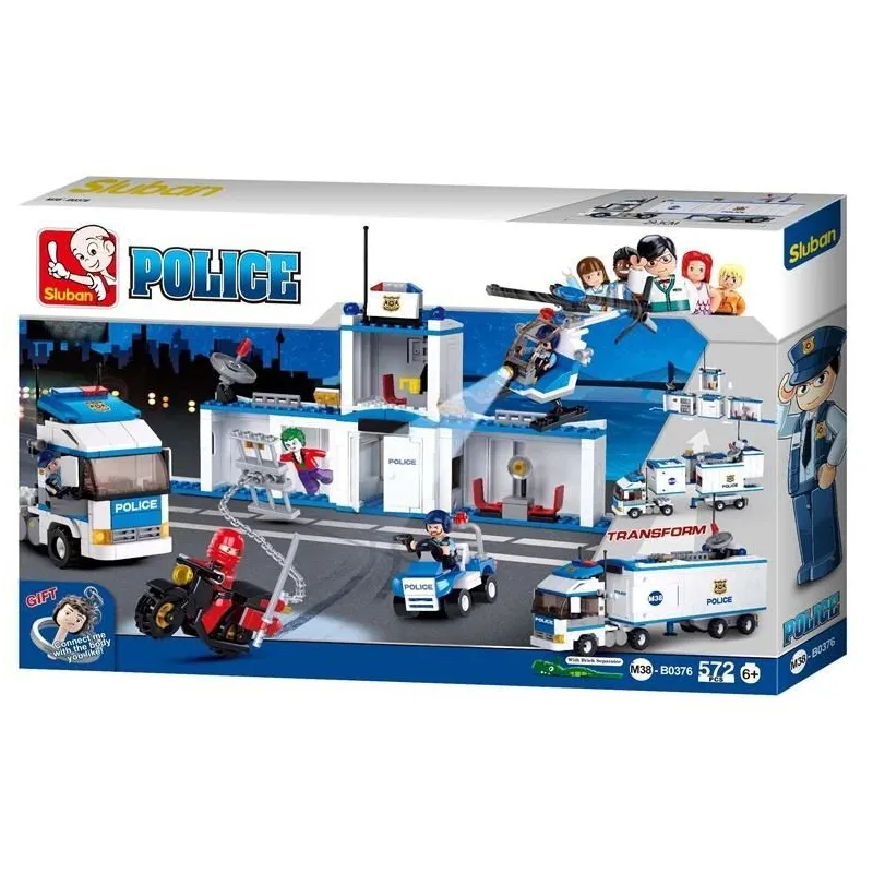 Konstruktors Sluban Sluban Police M38-B0376, 572 gab.