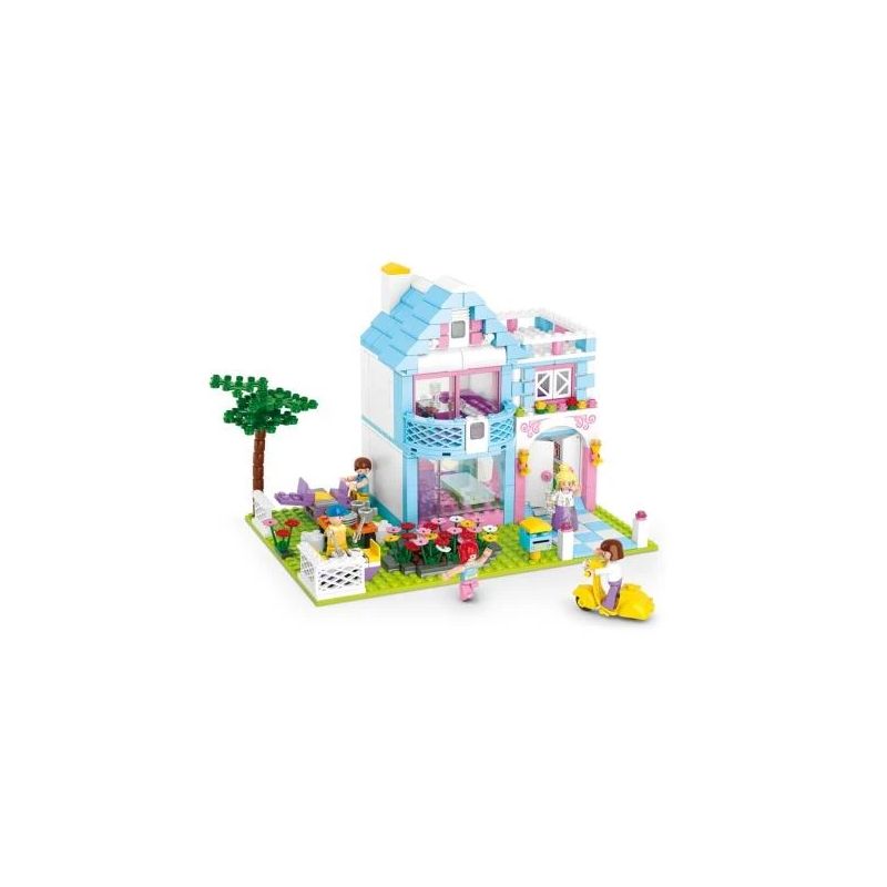 Konstruktors Sluban Girl's Dream Garden Villa M38-B0535