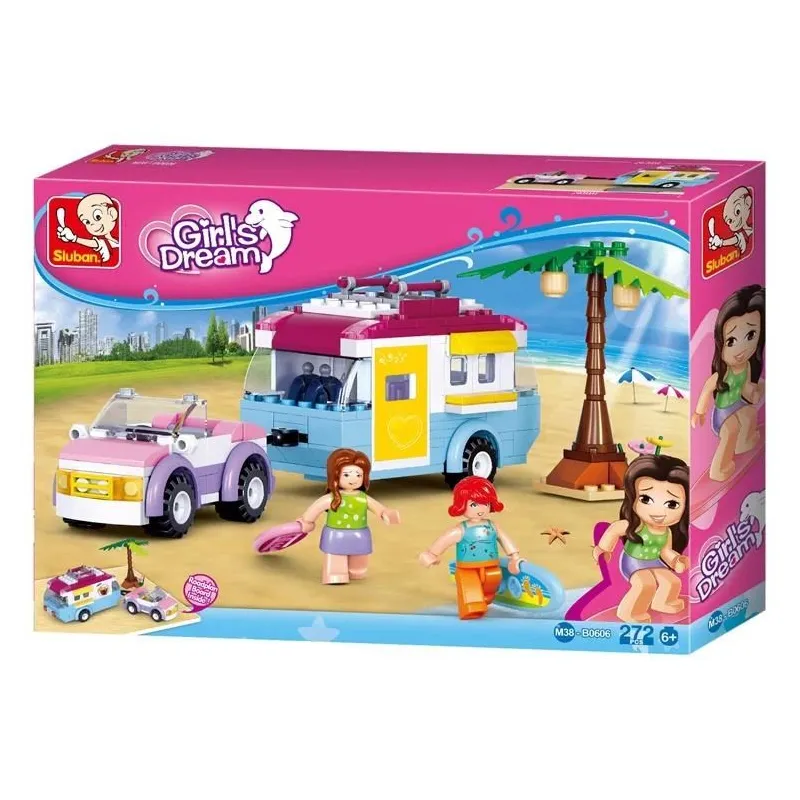 Konstruktors Sluban Sluban Girl's Dream Beach Holiday M38-B0606, 272 gab.