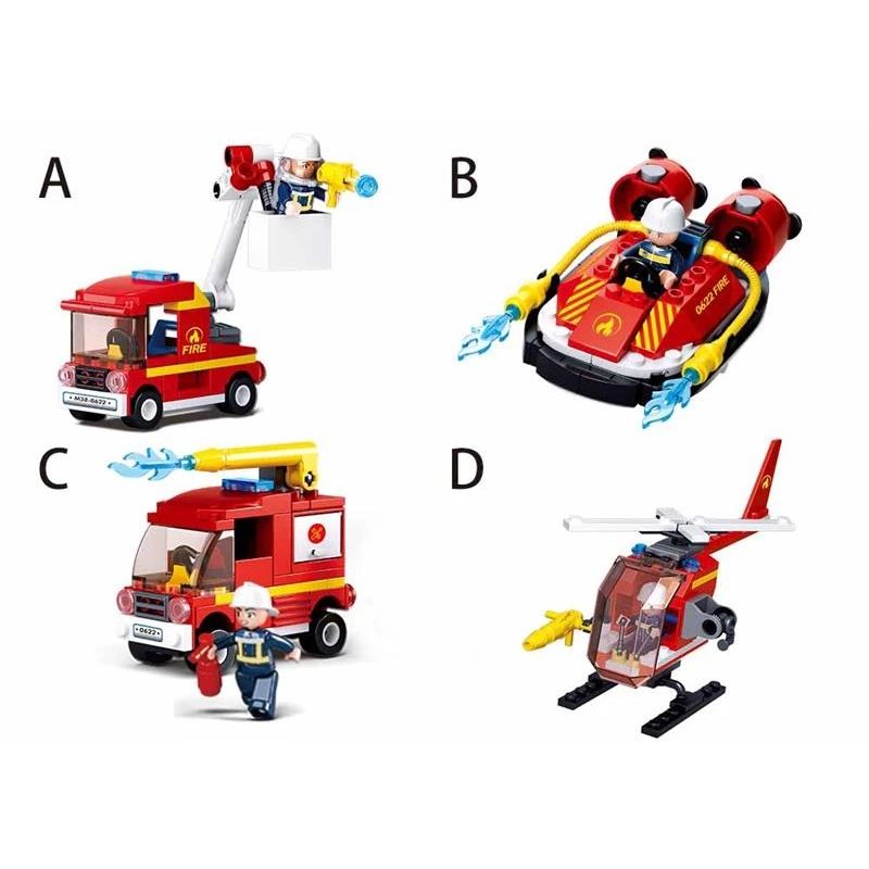 Konstruktors Sluban Sluban Fire Fire 4 Designs M38-B0622