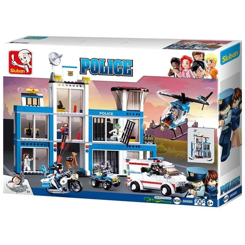 Konstruktors Sluban Police M38-B0660, 605 gab.