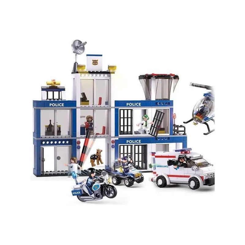 Konstruktors Sluban Police M38-B0660, 605 gab.