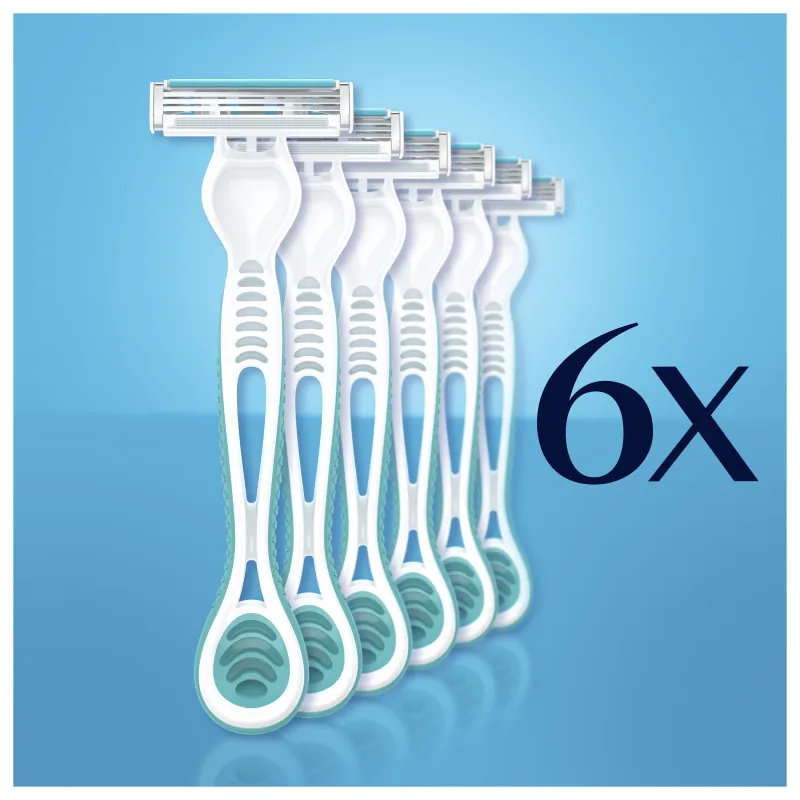 Gillette Venus 3 Sensitive Vienreiz Lietojamie Skuvekļi, 6 Gab.
