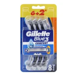 Skustuvas Gillette Blue 3, 8 vnt