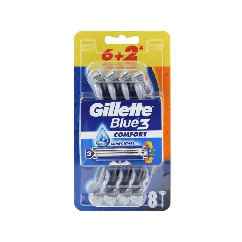 Skustuvas Gillette Blue 3, 8 vnt