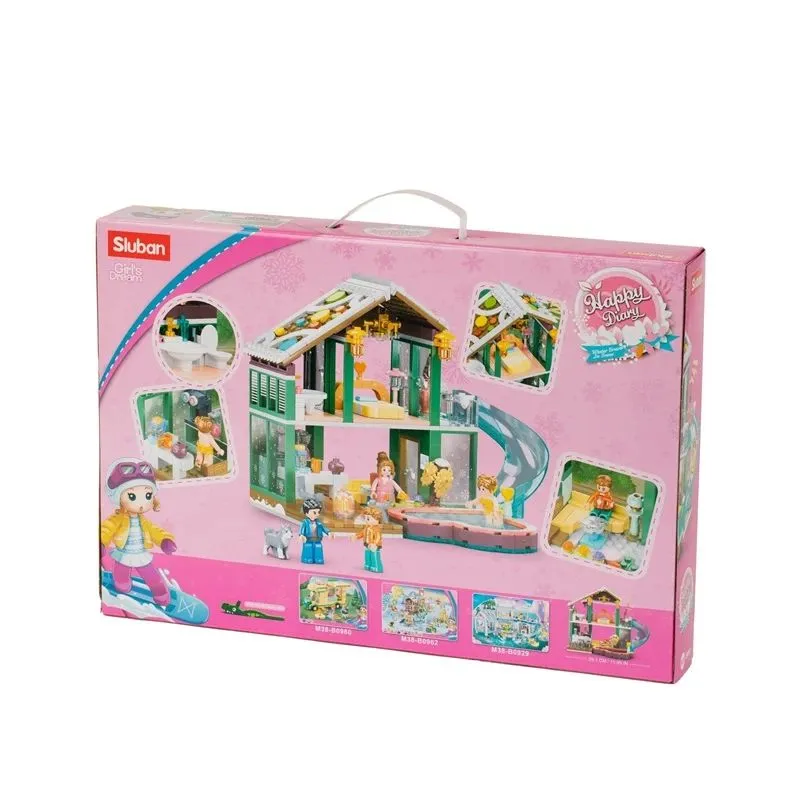 Konstruktors Sluban Girl's Dream Laimīgais dienasgrāmata M38-B0961, 439 gab.