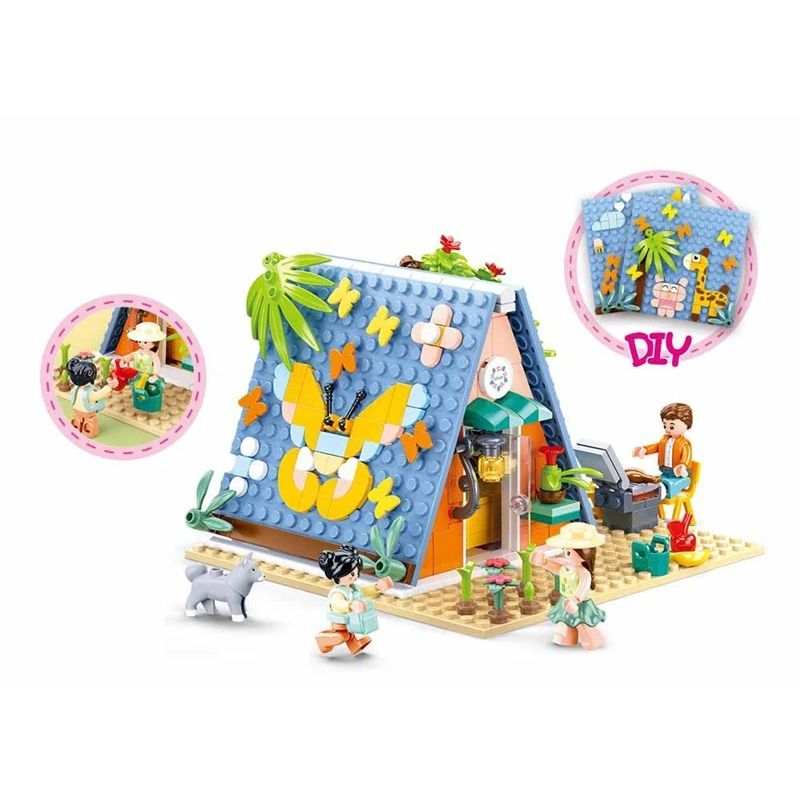 Konstruktors Sluban Camping M38-B1088. plastmasa