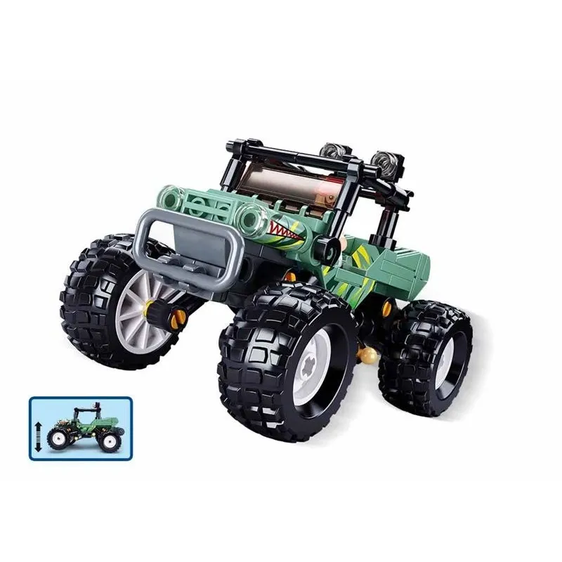 Konstruktors Sluban Green Suv M38-B1106, 155 gab.