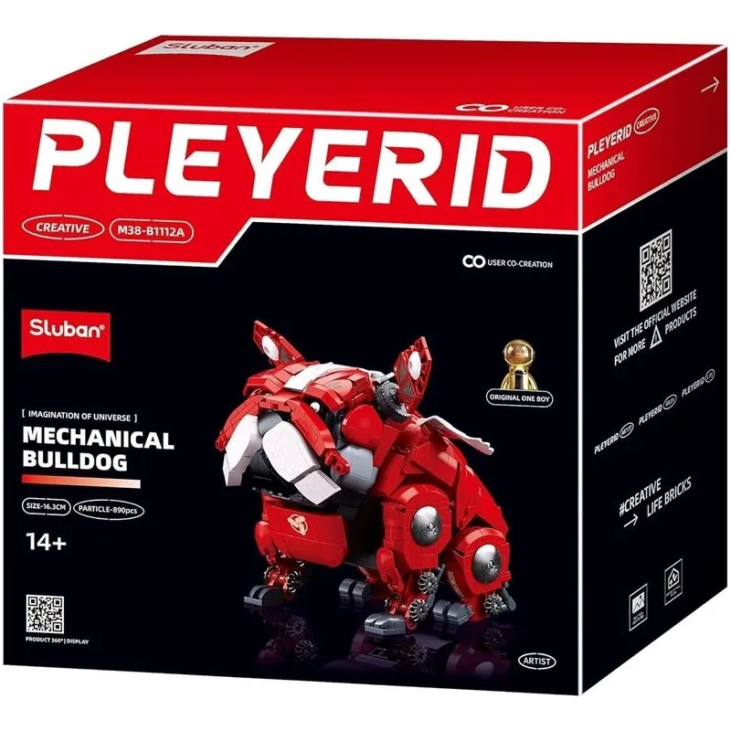 Konstruktors Sluban Bulldog M38-B1112A, 890 gab.