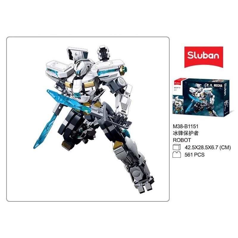 Konstruktors Sluban Robot M38-B1151. plastmasa