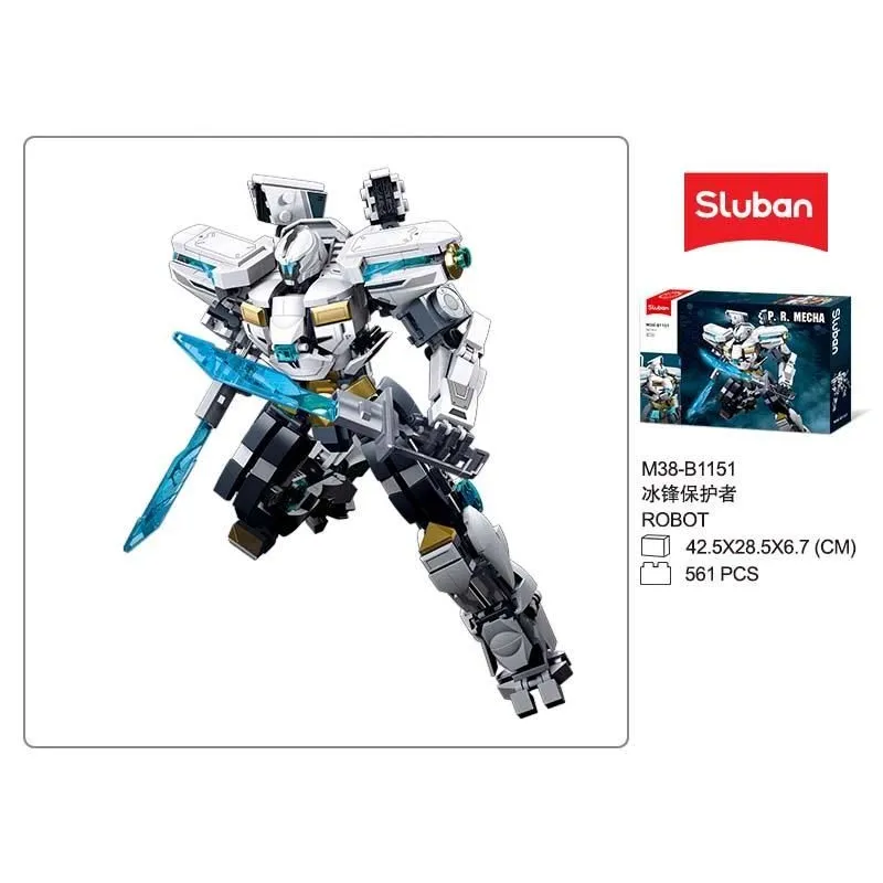 Konstruktors Sluban Robot M38-B1151, daudzkrāsaina