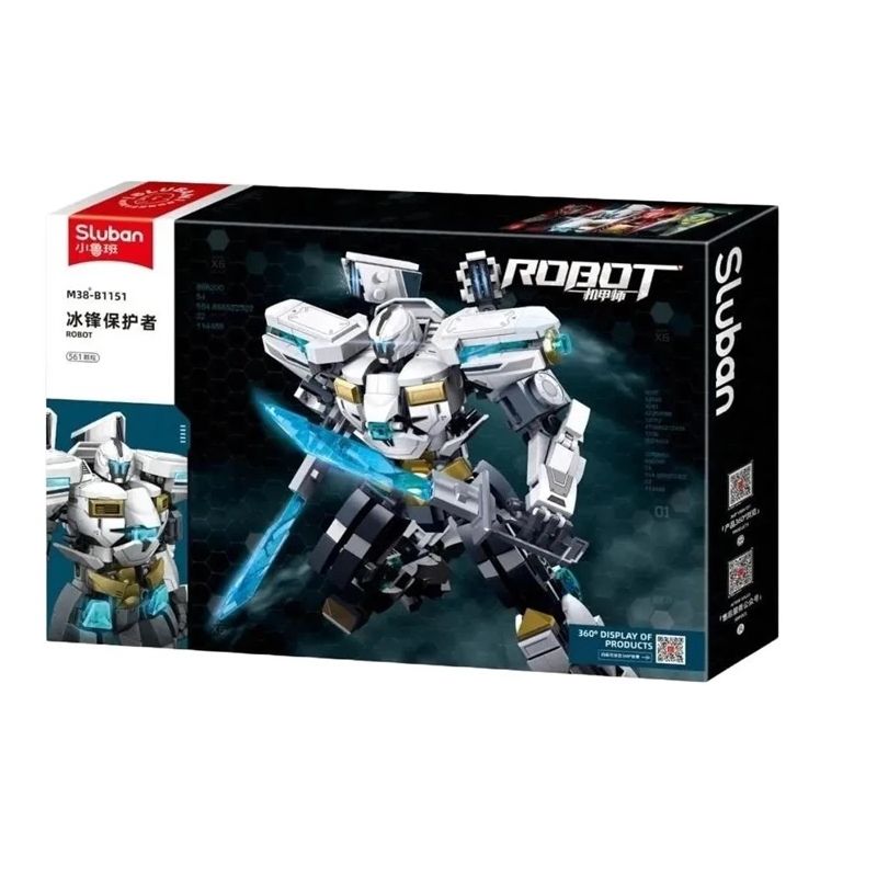Konstruktors Sluban Robot M38-B1151. plastmasa