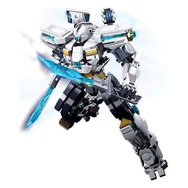 Konstruktors Sluban Robot M38-B1151. plastmasa