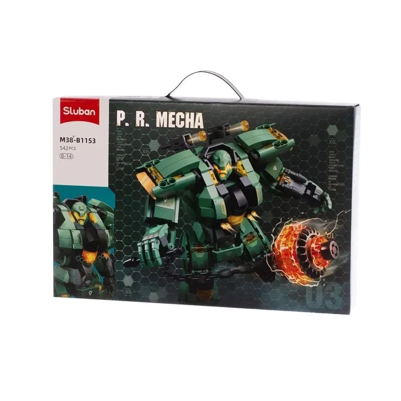 Konstruktors Sluban P. R. Mecha M38-B1153, 542 gab.